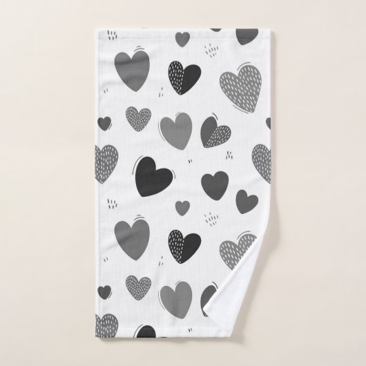 Herz 1 badhandtuch set (Handtuch)