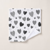 Herz 1 badhandtuch set (Waschlappen)