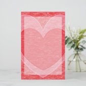 Herz 1 briefpapier (Stehend Vorderseite)