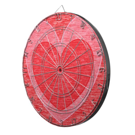 Herz 1 dartscheibe (Vorderseite rechts)