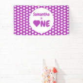 Herz 1. Geburtstag Banner (InSitu)