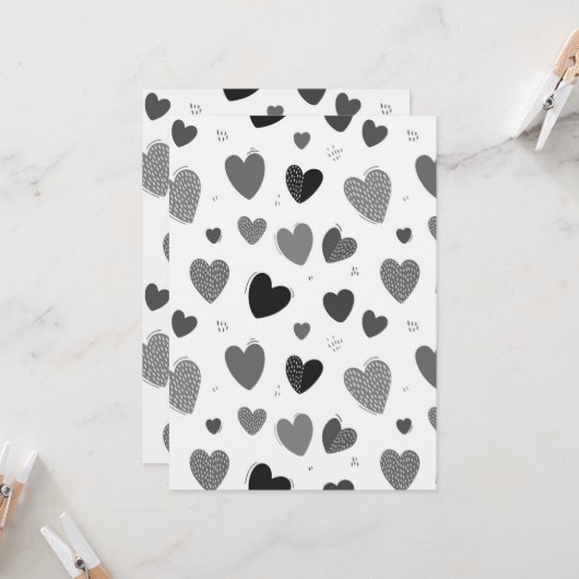 Herz 1 karte (Vorderseite/Rückseite Beispiel)