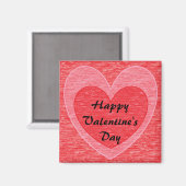 Herz 1 magnet (Vorderseite/Rückseite)