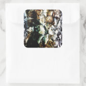 Herz 2012 quadratischer aufkleber (Tasche)