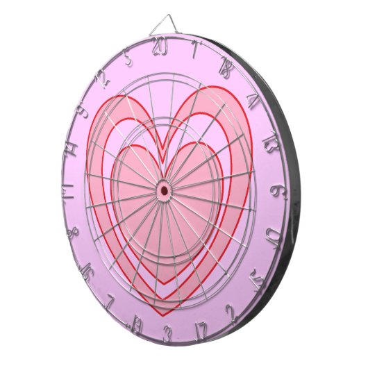 Herz 2 dartscheibe (Vorderseite rechts)