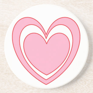 Herz 2 getränkeuntersetzer