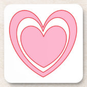 Herz 2 getränkeuntersetzer (Vorderseite)