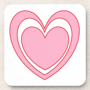 Herz 2 getränkeuntersetzer
