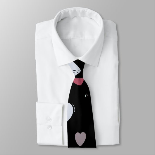 Herz 2 krawatte (Gebunden)