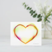 Herz 2 postkarte (Stehend Vorderseite)