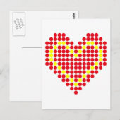 Herz 2 postkarte (Vorne/Hinten)