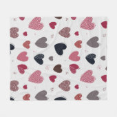 Herz 3 fleecedecke (Vorderseite (Horizontal))