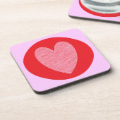 Herz 3 getränkeuntersetzer (Linke Seite)