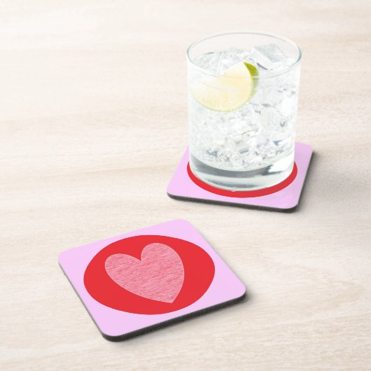 Herz 3 getränkeuntersetzer (Rechte Seite)
