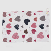 Herz 3 golfhandtuch (Horizontal)