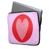 Herz 3 laptopschutzhülle (Vorderseite Links)