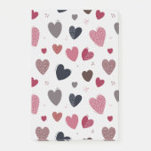 Herz 3 post-it klebezettel (Vorderseite)