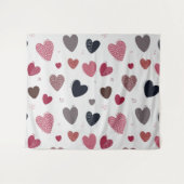 Herz 3 wandteppich (Vorderseite (Horizontal))