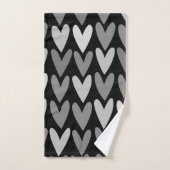 Herz 4 badhandtuch set (Handtuch)