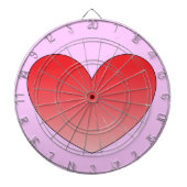 Herz 4 dartscheibe (vorne)