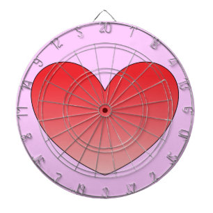 Herz 4 dartscheibe