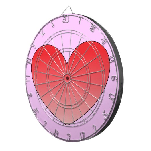 Herz 4 dartscheibe (Vorderseite rechts)