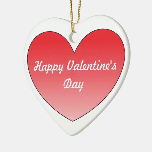 Herz 4 keramik ornament (Links)