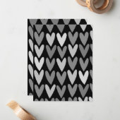 Herz 4 mitteilungskarte (Vorderseite/Rückseite Beispiel)