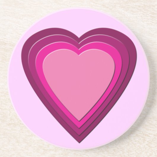 Herz 5 getränkeuntersetzer (Vorne)