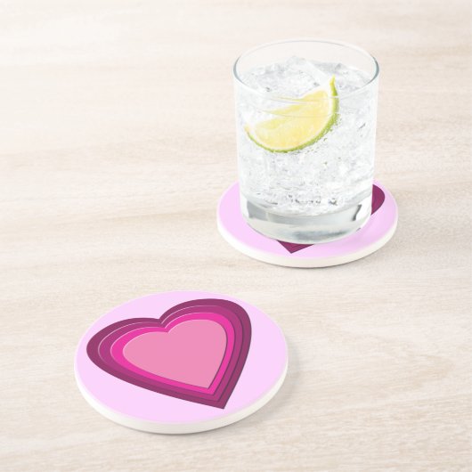 Herz 5 getränkeuntersetzer (Seite)