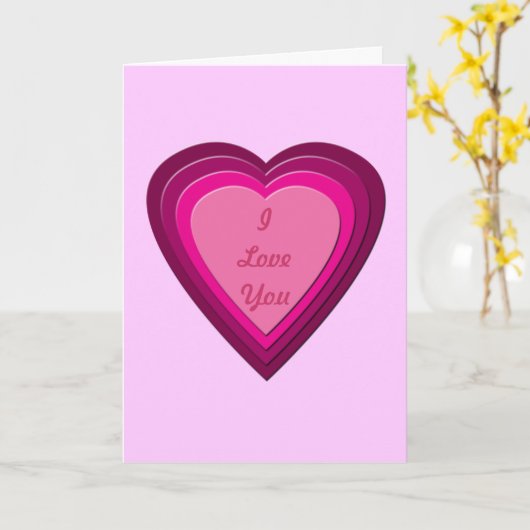 Herz 5 karte (Gelbe Blume)