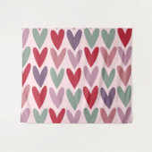 Herz 5 wandteppich (Vorderseite (Horizontal))