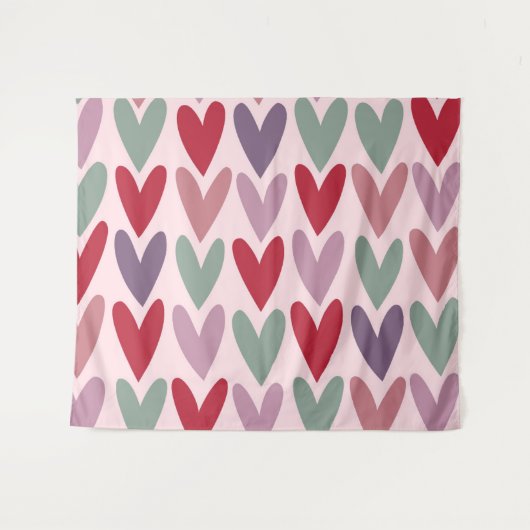 Herz 5 wandteppich (Vorderseite (Horizontal))