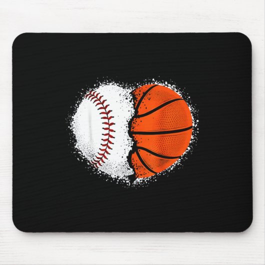 Herz 67 Meme Baseball Basketball Tasche Valentinst Mousepad (Vorne)