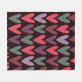 Herz 6 fleecedecke (Vorderseite (Horizontal))