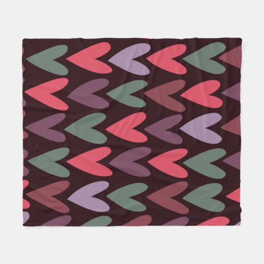 Herz 6 fleecedecke (Vorderseite (Horizontal))