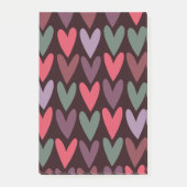 Herz 6 post-it klebezettel (Vorderseite)