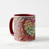 Herz Abstrakt Sprinkles Liebe Tasse (Vorderseite Links)