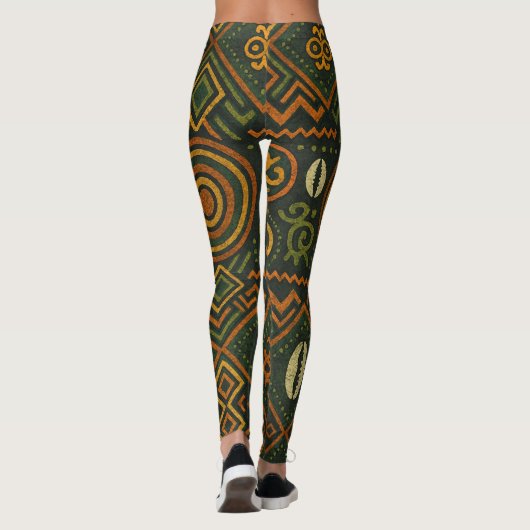 Herz Afrikas Leggings (Rückseite)