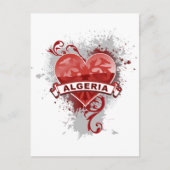 Herz Algerien Postkarte (Vorderseite)