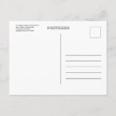 Herz als Ausrufezeichen, Herzblutungen Postkarte (Rückseite)