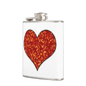 Herz am Feuer Flachmann (Links)