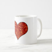 Herz am Feuer Kaffeetasse (VorderseiteRechts)