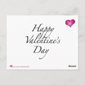 Herz am Feuer - Postkarte (Rückseite)