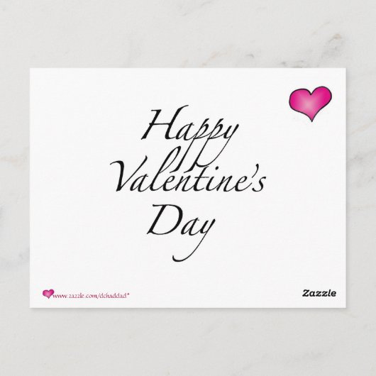 Herz am Feuer - Postkarte (Rückseite)