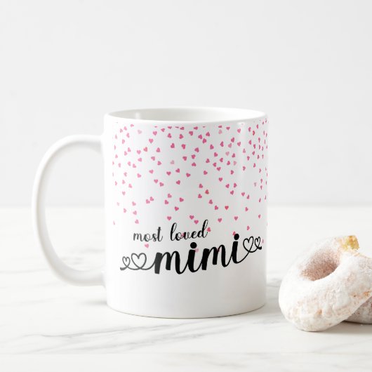 Herz am liebsten Mimi Kaffeetasse (Mit Donut)