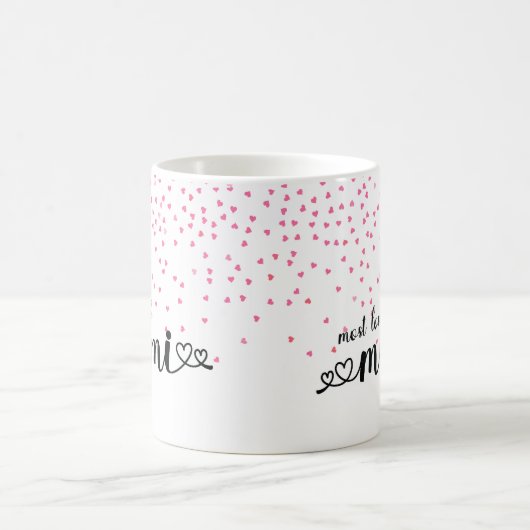 Herz am liebsten Mimi Kaffeetasse (Mittel)