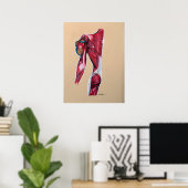 Herz am Sieb Poster (Heimbüro)