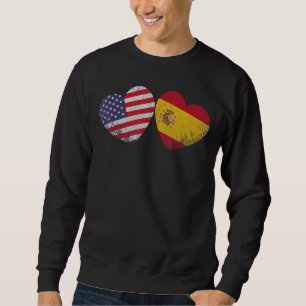Herz American Flag Patriotic Family Herit Sweatshirt
