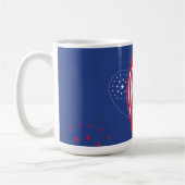 Herz Amerikas (Star) Kaffeetasse (Links)